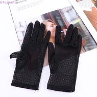 QUENTIN Short Gloves Driving Riding Sunscreen Mittens Women Lace Driving Gloves