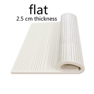 Hot Sale Thailand 100% Thai Natural Latex Orthopedic Mattress Soft Sleep Bed Mattresses Topper Single Fat 5 Cm 7.5cm Memory Effect Single / Queen / King Size