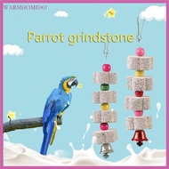 WMMB Parrot Grinding Stone Molar Stone Chinchilla Squirrel Bird Cage Toy Bird Molar Toy Bird Cage Accessories Parakeet T