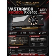 Vastarmor Radeon RX 6400 4GB GDDR6 Graphics Card – Compact Single Fan Used & Tested GPU