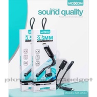 ORIGINAL MOXOM MX-AX53 10W TYPE-C TO 3.5mm AUDIO & TYPE-C CHARGING ADAPTER