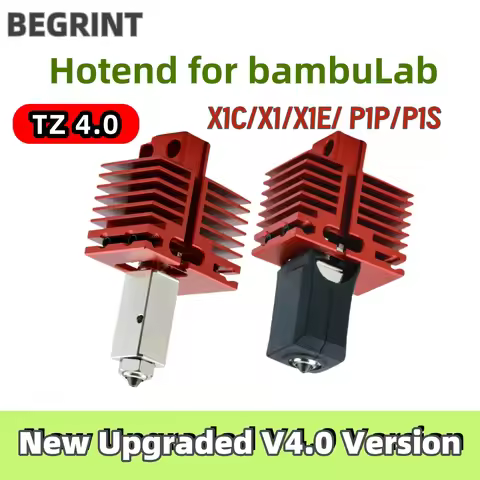New Upgrade Hotend TZ 4.0 Hardened Nozzle For Bambu Lab P1P/X1C/P1S/X1/X1E Hot End Print Head for Ba