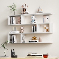 【TikTok】An'erya Wall Shelf Wall Shelf Wall-Mounted Bookshelf Kitchen Wall Cabinet TV Background Decoration Shelf