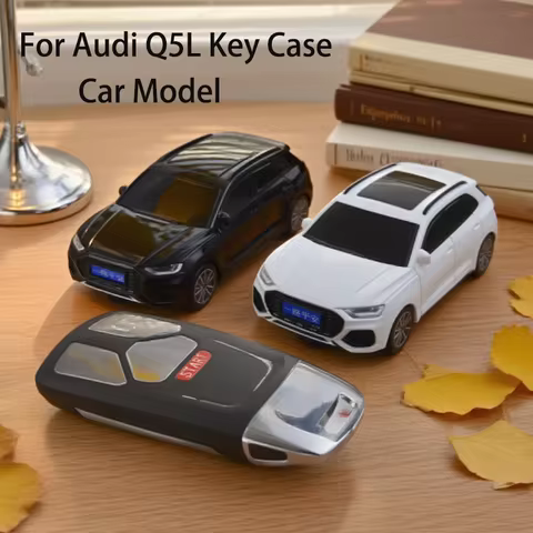 Car Model For Audi Q5 Key Case for Audi A4 B9 A5 A6 8S 8W Q5 Q7 4M S4 S5 S7 TT TTS TFSI RS Remote Ca
