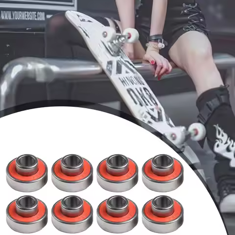 608-2RS Long Plate Integrated Bearing Long Hoverboard Skateboard ABEC-11 High Speed Silent Speed Bea