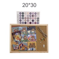 Message Board Background Boardsend Sticker Cork Message Board Decorative Board with Frame Cork Board