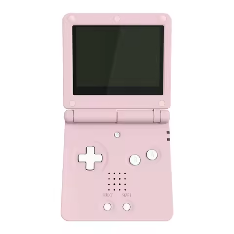eXtremeRate Replacement Housing Shell for Gameboy Advance SP (GBA SP) - Cherry Blossoms Pink