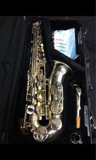 Yamaha yas 475 silver plate alto saxophone #超罕有銀色。95%new.值得收藏和擁有。已找師傅清潔調音。