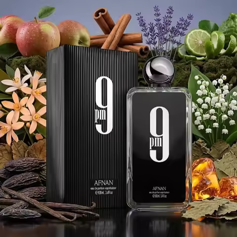 Perfume AFNAN 9PM 9AM Perfume 100ml Unisex Eau De Parfum Long Lasting Fresh Sweet Woody Aromatic Fra
