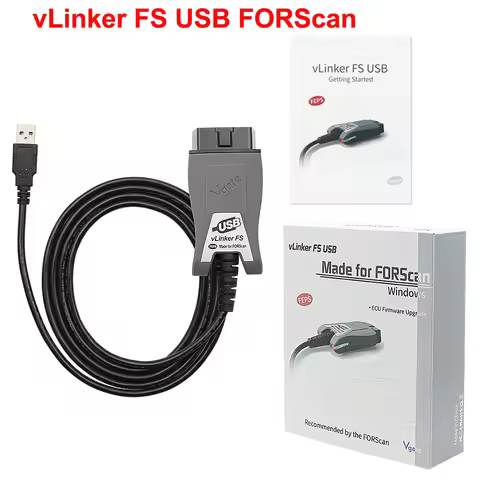 Vgate vLinker FS FORScan ELM327 USB For Ford HS/MS-CAN OBD 2 OBD2 Car Diagnostic Scanner Tool ELM 32