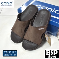 Cania รุ่น CM 12112 สีน้ำตาลเข้ม รองเท้าแตะ cania [คาเนีย ดูแล...แคร์ทุกก้าว]
