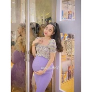 / KNITTED SPAN SKIRT / KNITTED SPAN SKIRT KNITTED MIDI SKIRT 7/8 PREMIUM