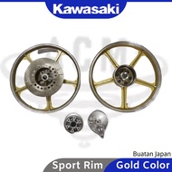 KAWASAKI AR125 Full Chop Enkei Sport Rim Full Set Convert RXZ Use With Disc / Hub Panel / Sprocket Hub / Screw Disc