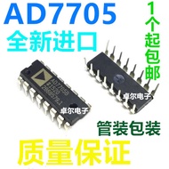 In-Line AD7705BN AD7705BNZ 16-Bit 2-Channel AD Converter DIP16 Brand New Original Imported