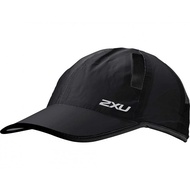 2XU Running Cap Sports Lightweight Jogging (Black Background Black Edge) Small Hat