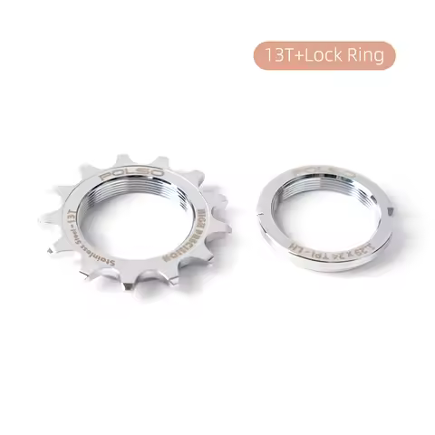 POLSO 12T/13T/14T/15T/16T/17T/18T/19T/20T Fixed Gear Cog Chrome Stainless Steel Sprocket Bike Freewh