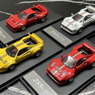 Hone Model 1: 64 Ferrari Horse Leap 288 GTO Wide Body Simulation Alloy Car Model