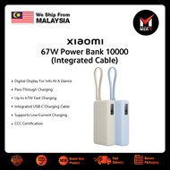 Xiaomi 67W Power Bank 10000mAh (Integrated Cable) | 67W MAX Power | Type-C Two-way Fast Charging