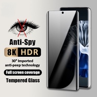 for Huawei P60 Art P40 Lite 5G P50E P50 P20 P30 Pro Privacy Full Cover Tempered Glass Screen Protector Shockproof Scratch-proof Films Protect Personal Information