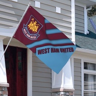 West ham united Personalized Home Decoration Interior Garden Decoration Flag Outdoor Decoration Flag Ready Stock 152x90cm