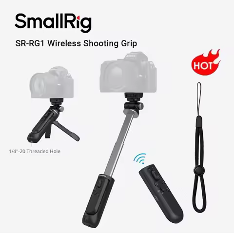 SmallRig SR-RG2 Wireless Shooting Grip Vlog Tripod Selfie Stick for Sony A6700/ZV-E10/A6400 for Cano