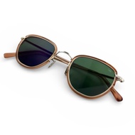 狀況極佳 ▲EYEVAN 787 五角形太陽眼鏡，淨CLEAR粉紅色和銀色，尺寸 46⬜︎24 145，帶鏡盒，日本製造，女士款。