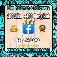 FACEBOOK HALAMAN LIKE FANSPAGE + PENGIKUT FOLLOWERS PERMANEN