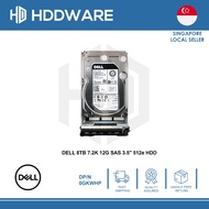 DELL 8TB 7.2K 12G SAS 3.5" 512e HDD // 0GKWHP // GKWHP // ST8000NM0075