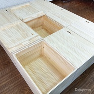 Tatami Wooden Box Bed Storage Box Bay Window Bedroom Overall Coffee Table Storage Cabinet Solid Wood Combined Mix