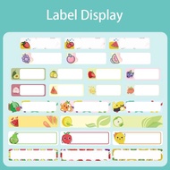 【D11 Label】Colorful Thermal adhesive Label Tape Label Sticker with Fruit Picture for D11 Label Maker