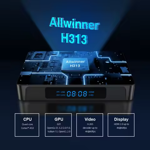 X96Q PRO Smart TV BOX Android 10 Allwinner H313 X96Q PRO 2.4GWiFi 4K HD Set-Top Box 1G8G 2G16G Media