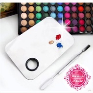 [52724] Stainless Steel Palette With Adjustment Stick (Set) Manicure Painting.beauty Makeup