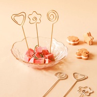 Internet celebrity stainless steel fruit fork set creative fruit fork Ins fruit fork easy fruit fork