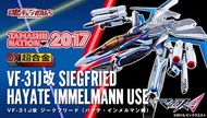 BANDAI TAMASHII NATION 2017 限定 DX 超金金  超時空要塞 Macross Delta VF-31J KAI SIEGFRIED HAYATE IMMELMANN USE