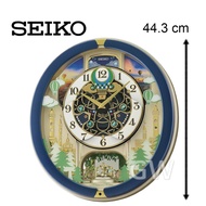 SEIKO Melodies in Motion Volume Light Sensor Wall Clock QXM398 (QXM398L) [Jam Dinding Muzik]