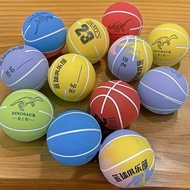 Large Size 9cm Rubber Bouncy Ball Small Basketball Hollow High Bouncy Children Racket Ball Inflatabl