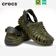 crocs แท้ Crocs Pollex รองเท้าแตะลําลอง ระบายอากาศ เหมาะกับการเล่นกีฬา แฟชั่นสําหรับสตรี สีขาว M10W12=28cm=43-44