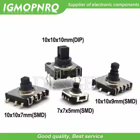 5PCS DIP SMD 5 Five way Switch Multi-direction Switch Touch Reset Key 10*10*10 MM Pin Multi directio