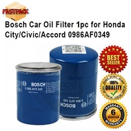 Fastpack Bosch Oil Filter 1pc for Honda City/Civic/Accord 0986AF0349