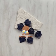 Popoori Clair Black Ribbon Cute Ribbon/ Children's Ribbon/ Handmade ribbon
