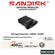 SanDisk Ultra Fit USB 3.2 Thumb Drive Flash Drive Pen Drive 130MB/s 128GB 256GB 512GB CZ430