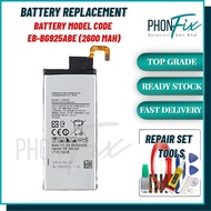 𝑷𝒉𝒐𝒏𝑭𝒊𝒙 Compatible For SAMSUNG GALAXY S6 EDGE G925F G925 BATTERY BATERI EB-BG925ABE (2600 MAH)