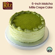 Matcha Mille Crepe Cake (6-Inch)