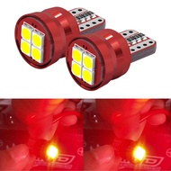 HIRC MOTORCYCLE 2pcs T10 W5W LED Bulb LIGHT RED COLOR