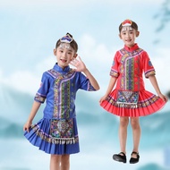 Children's Ethnic Performance Costume, Boys Girls, for National Day & June 1st Shows