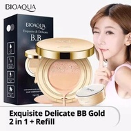 BIOAQUA EXQUISITE & DELICATE BB CREAM CUSHION 2 IN 1 + REFILL