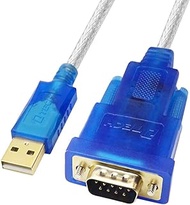 DTech USB to Serial Adapter Cable 16 ft DB9 Male RS232 to USB Cord with FTDI Chip Supports Windows 1