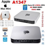 蘋果Apple Mac Mini A1347 / Core i5迷你桌機、8G記憶體、500G儲存碟、HDMI、WiFi