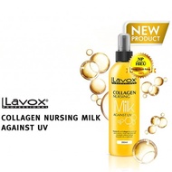 Xịt Dưỡng Tóc 2 Lớp Collagen Chống Tia UV Siêu Bảo Vệ Tóc Lavox Collagen Nursing Milk Again UV 280ml