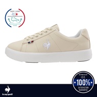 le coq sportif รองเท้าผู้หญิง รุ่น LCS FOURCHE PF สีเบจ (รองเท้าผ้าใบ, รองเท้าแฟชั่น, แบบผูกเชือก, l